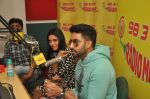 Abhishek Bachchan, Asin Thottumkal and Umesh Shukla at Radio Mirchi studio for promotion of their film All is well on 20th july 2015